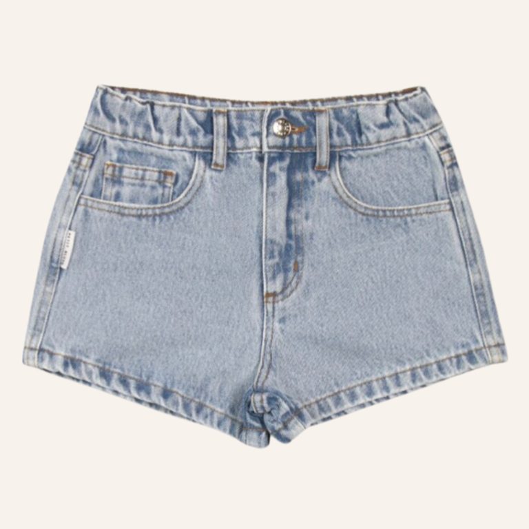 Petit Blush Petit Blush Short jeans - Washed light blue