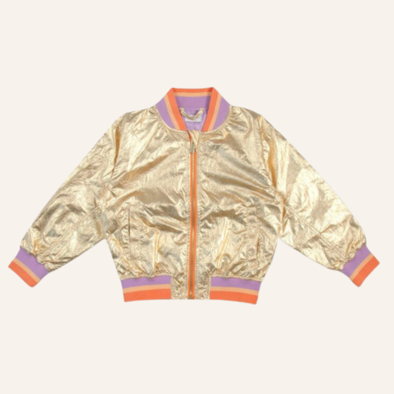 Petit Blush Petit Blush Metallic jacket - Gold