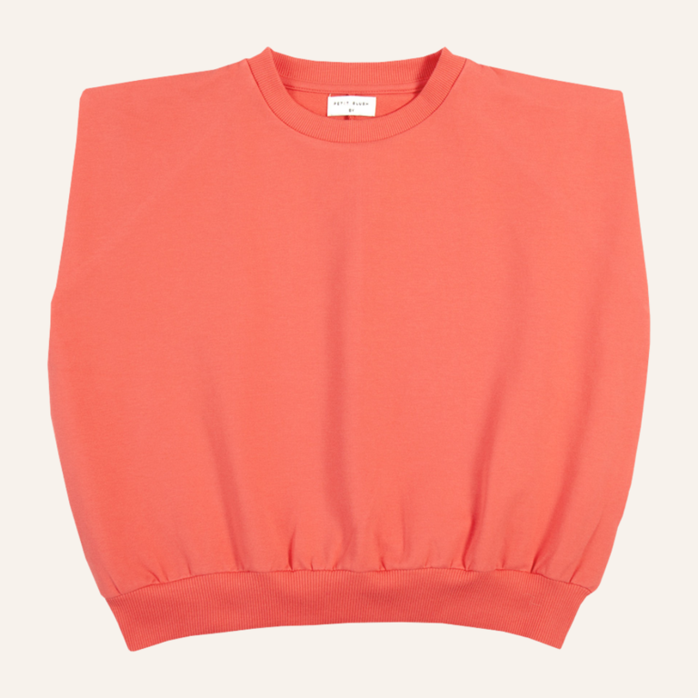 Petit Blush Petit Blush - Padded shoulder top - Cayenne