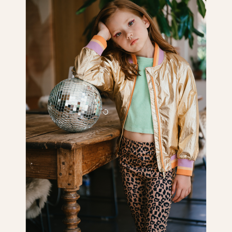 Petit Blush Petit Blush Metallic jacket - Gold