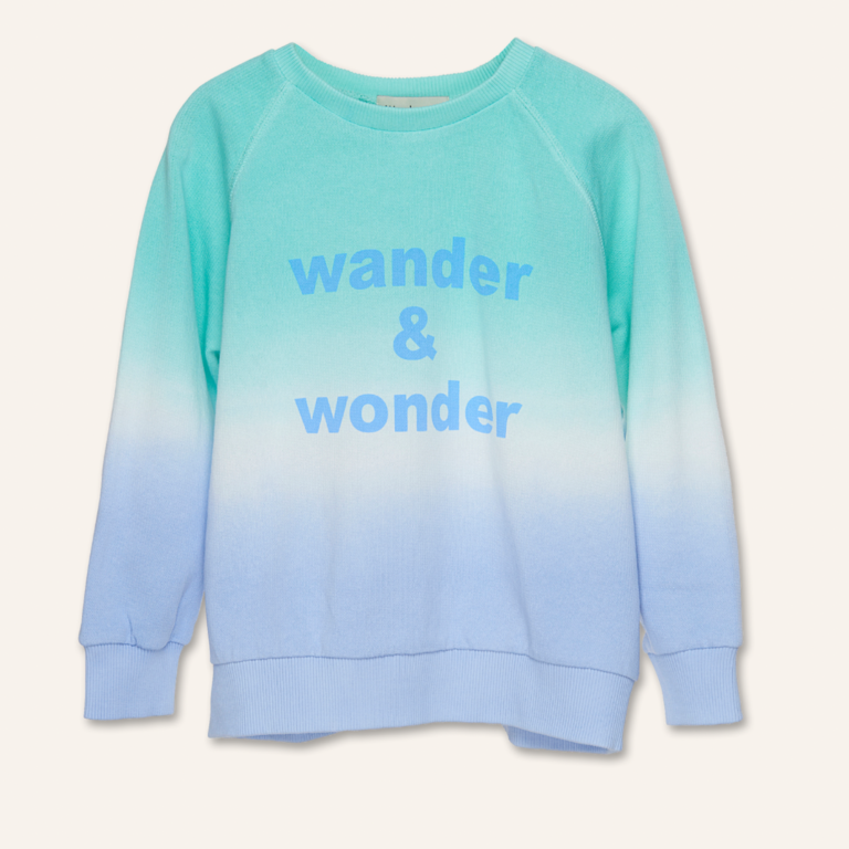 Wander & Wonder Wander & Wonder Ombre sweatshirt - Arctic