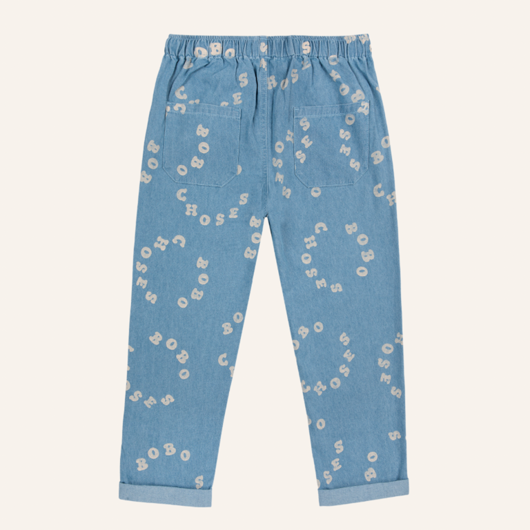 Bobo Choses Circle all over denim pants