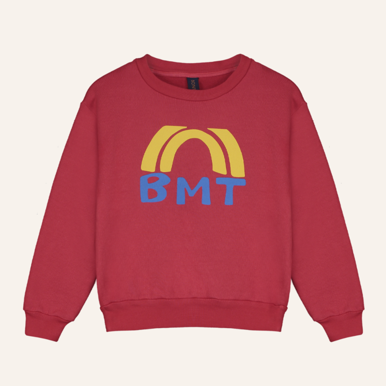 Bonmot Sweatshirt bmt rainbow - Red