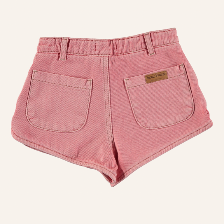 Tocoto Vintage Kid twill shorts - Pink