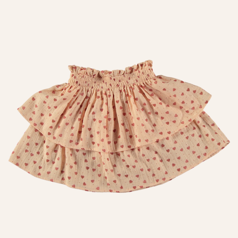 Tocoto Vintage Heart print short skirt - Pink