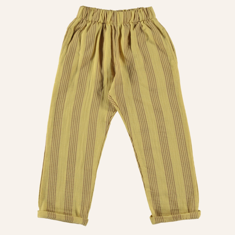 Tocoto Vintage Striped comfy pants - Yellow