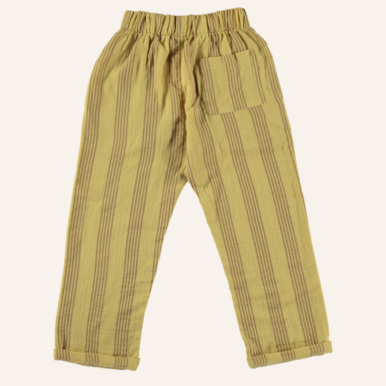 Tocoto Vintage Striped comfy pants - Yellow
