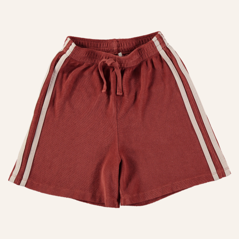 Tocoto Vintage Terry shorts with side stripes - Dark pink