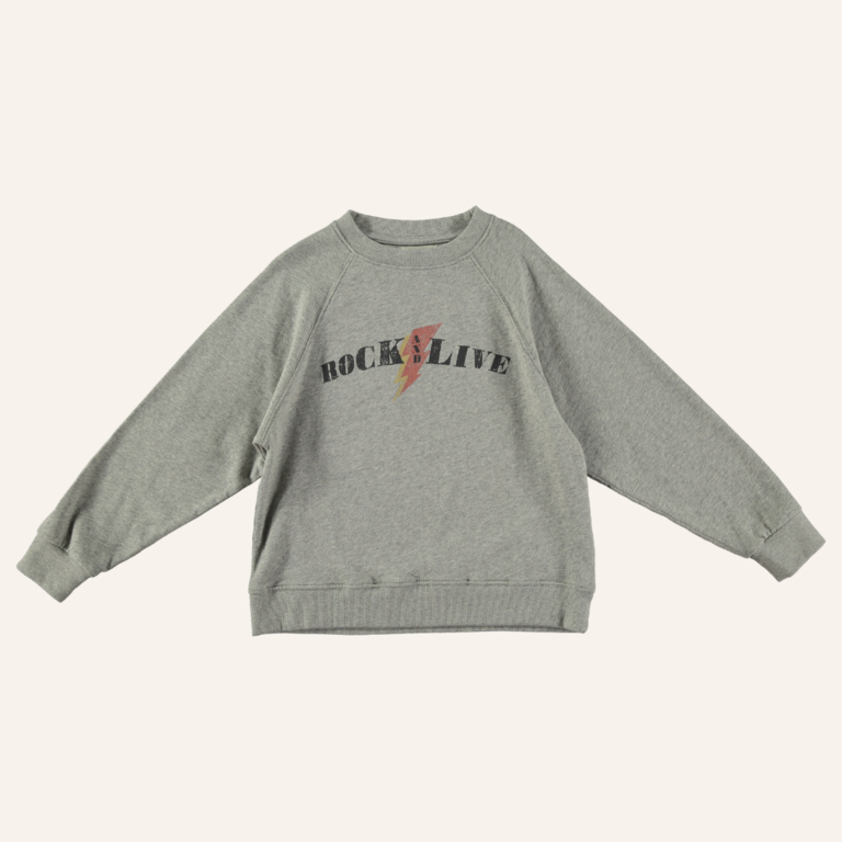 Tocoto Vintage Rock and live grey vigore sweatshirt - Vigore