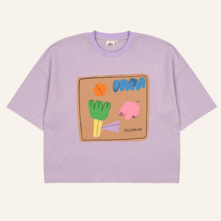 Jelly Mallow Frame T-shirt - Purple