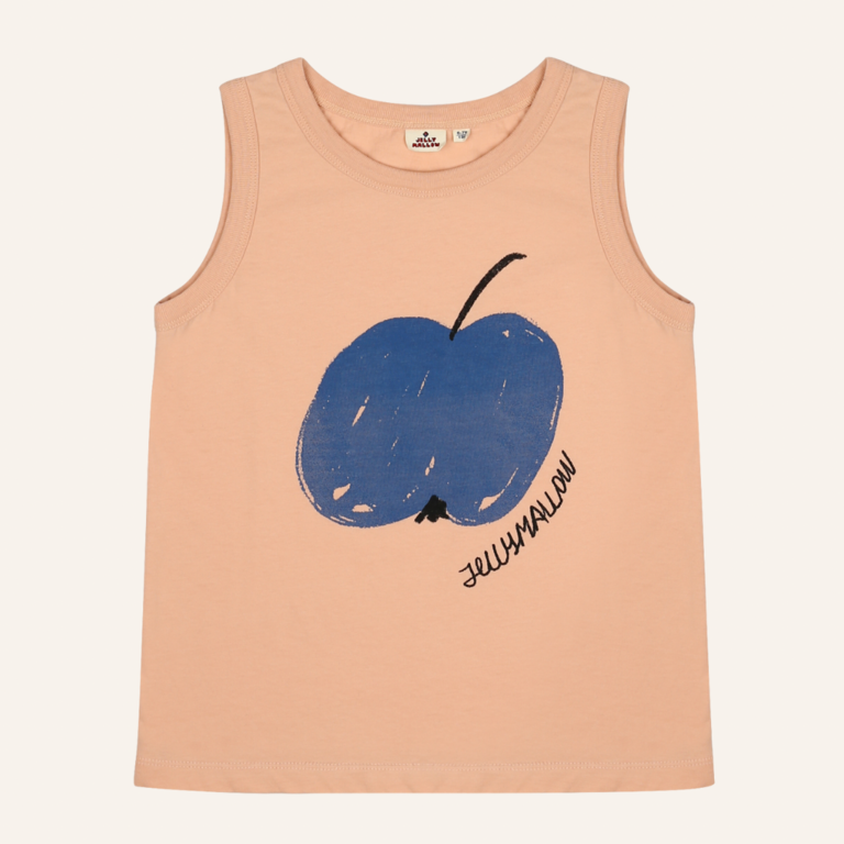 Jelly Mallow Blue Apple Sleeveless T-shirt