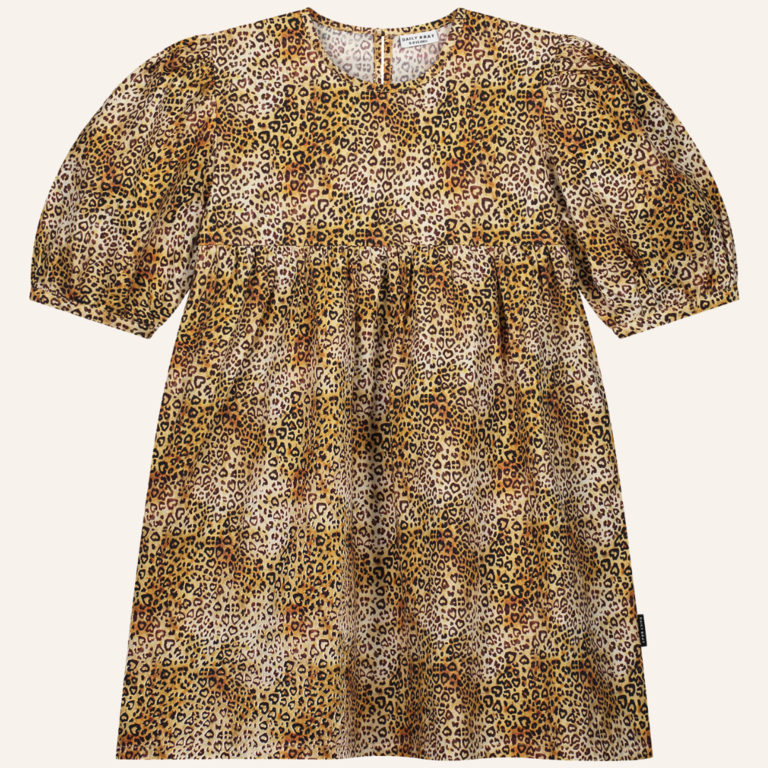 Daily Brat Daily Brat - Leopard heart dress rufous brown