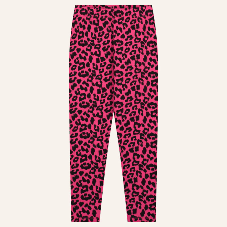 Daily Brat Daily Brat - Leopard pants pink yarrow