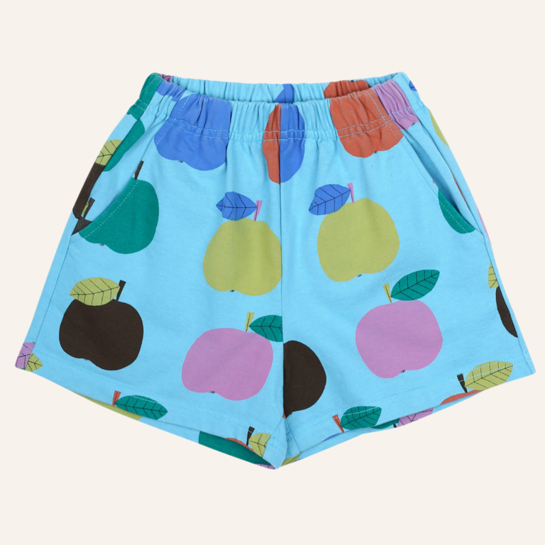 Jelly Mallow Colourful Apple Short Pants - Blue