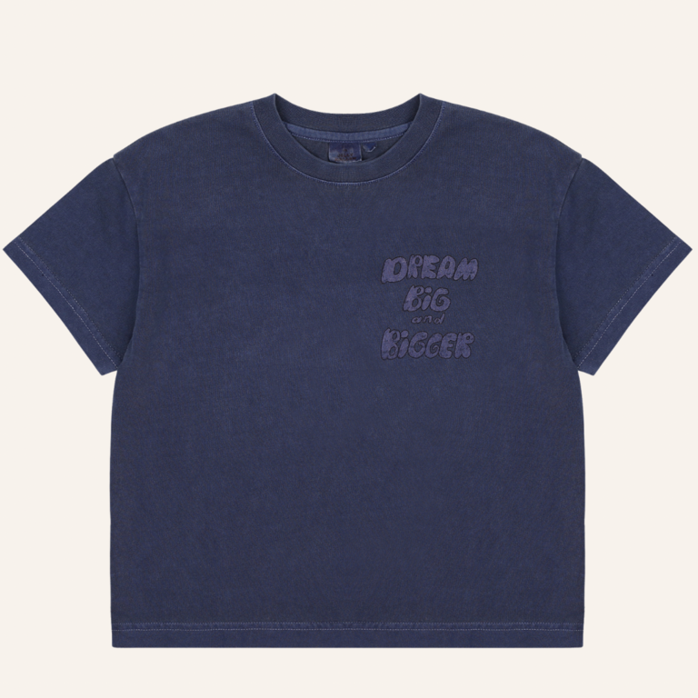 Jelly Mallow Dream Pigment T-shirt - Navy