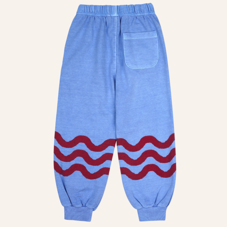 Jelly Mallow Wave Pigment Lounge Pants - Blue