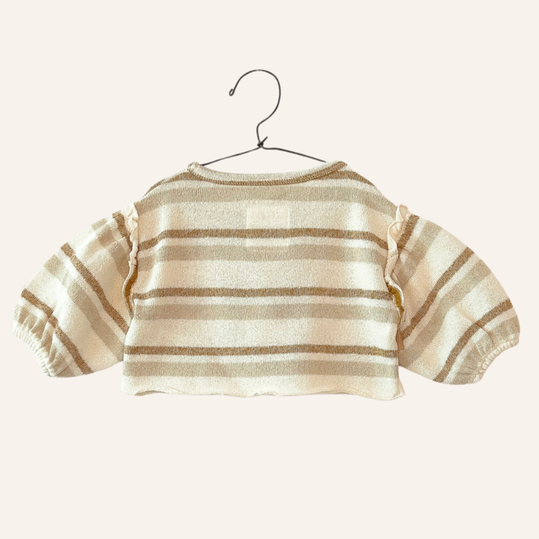 Play Up Striped jersey sweater - Crochet