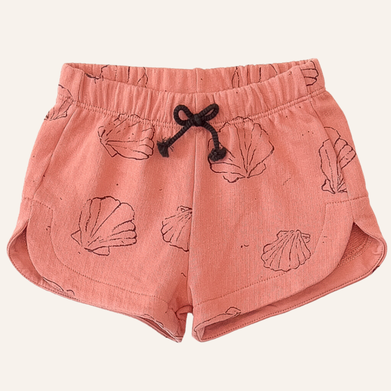 Play Up Printed fleece shorts - Coral