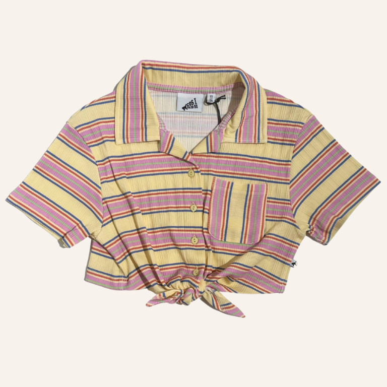 COS I SAID SO Knot shirt striped rib