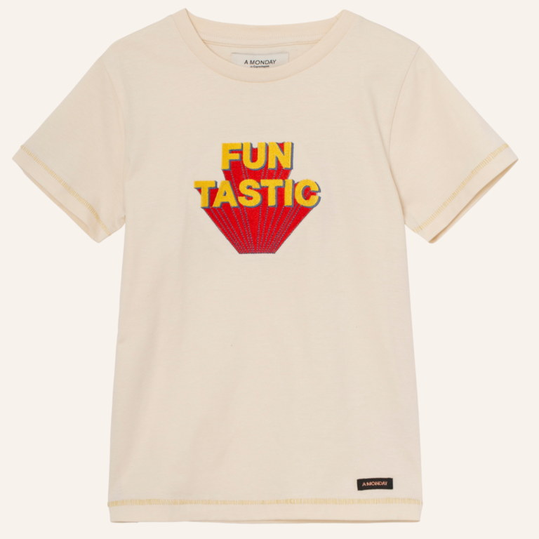 A MONDAY  in Copenhagen Funtastic t-shirt - Butter cream