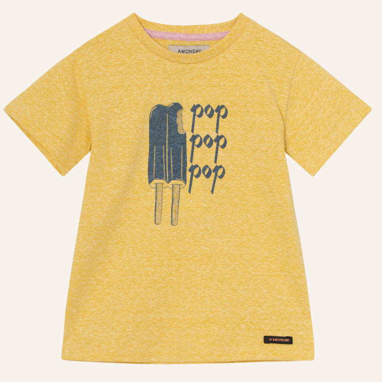 A MONDAY  in Copenhagen Ice t-shirt - Pineapple slice