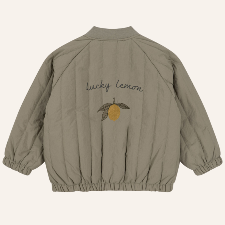 Konges Sløjd Juno bomber jacket - Laurel oak citroen