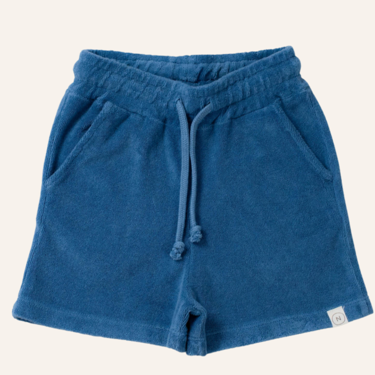 Navy Natural Navy Natural - Niels short blue bath terry