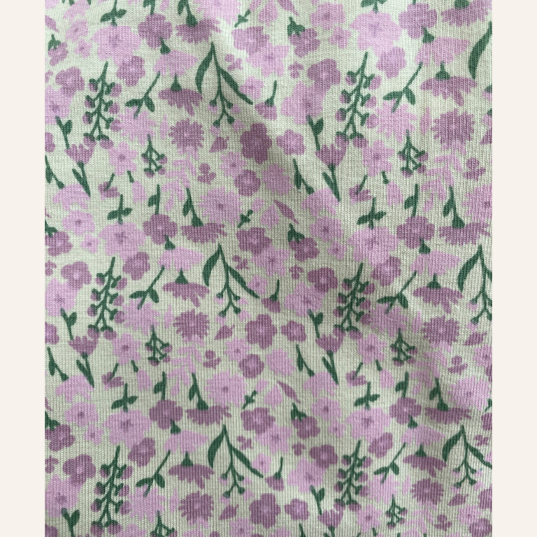 Navy Natural Navy Natural - Be Flared Fields of flowers mauve