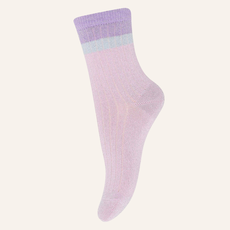 MP Denmark MP Denmark Norma glitter sock - Fragrant lilac