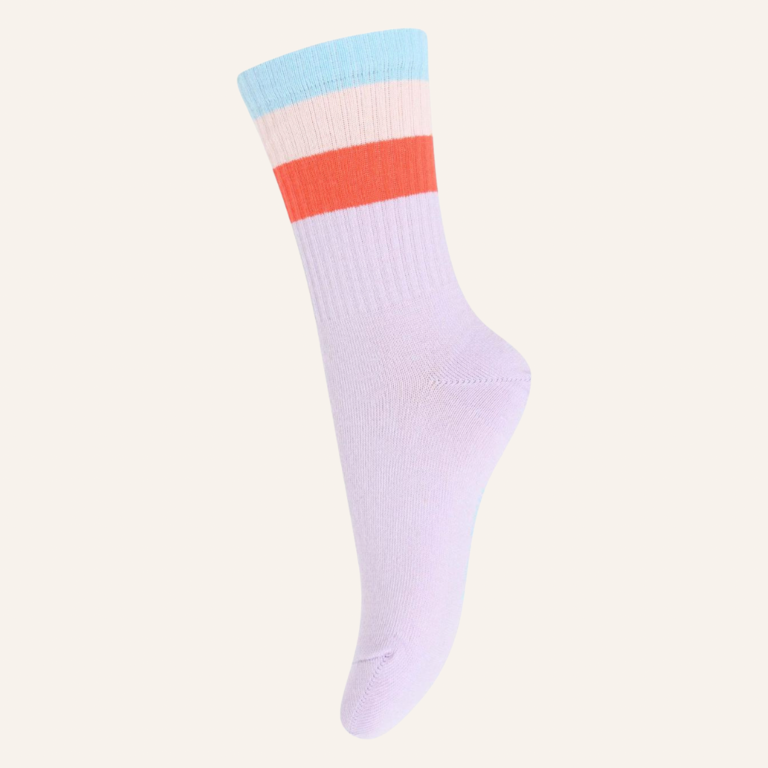 MP Denmark MP Denmark Wide stripes sock - Cloud lilac