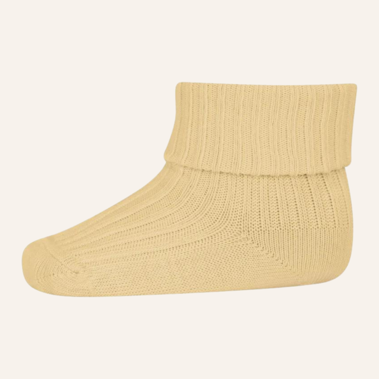 MP Denmark Cotton baby rib socks - Moonstone