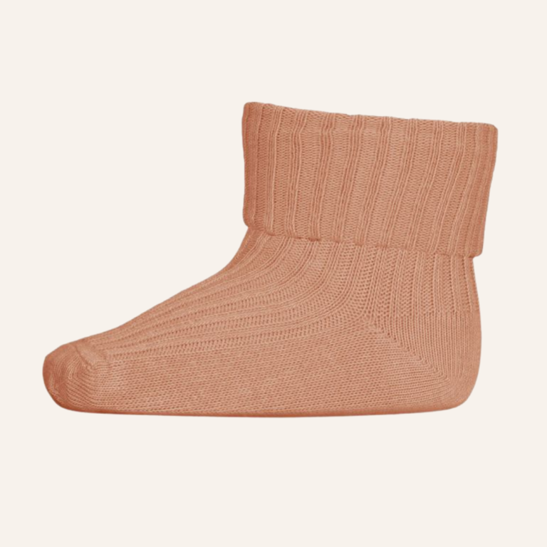 MP Denmark Cotton baby rib socks - Canyon sunset