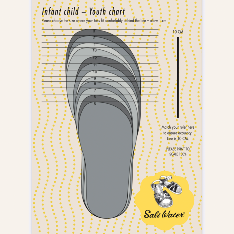 Salt-water Sandals Surfer child- Mustard