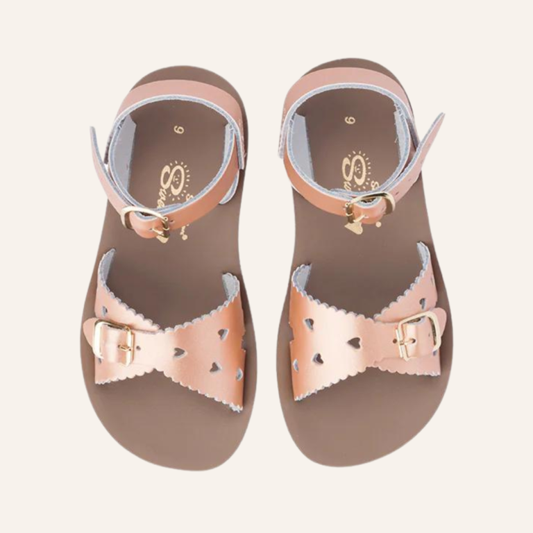 Salt-water Sandals Sweetheart child - Rose gold