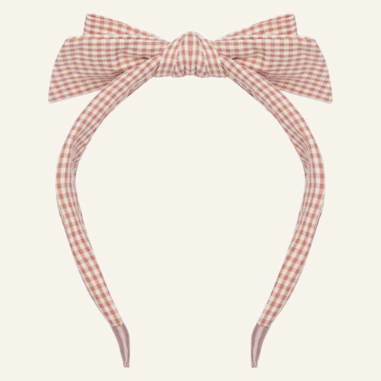 Mimi & Lula Edie Bow Alice Band - Brown