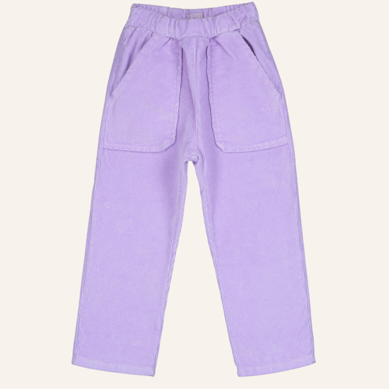 Lötiekids Lötiekids Corduroy casual pants solid - Mauve