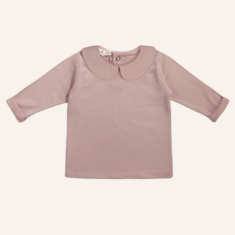 Phil&Phae Phil&Phae Baby collar tee - Vintage blush