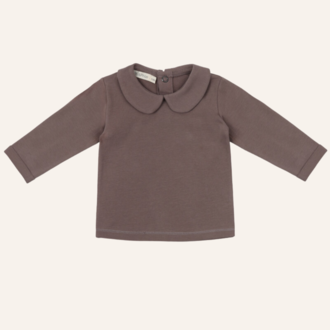 Phil&Phae Phil&Phae Baby collar tee - Heather