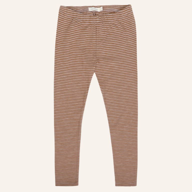 Phil&Phae Phil&Phae legging stripes - Sepia brown