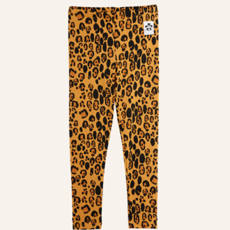 Mini Rodini Basic leopard legging - Beige Mini Rodini Basic leopard legging - Beige