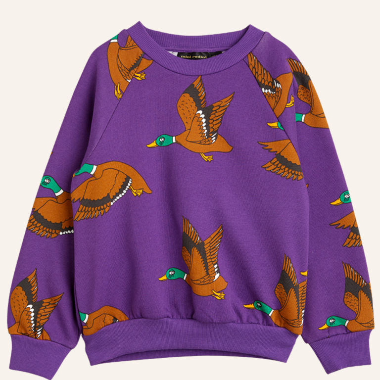 Mini Rodini Ducks sweatshirt - Purple