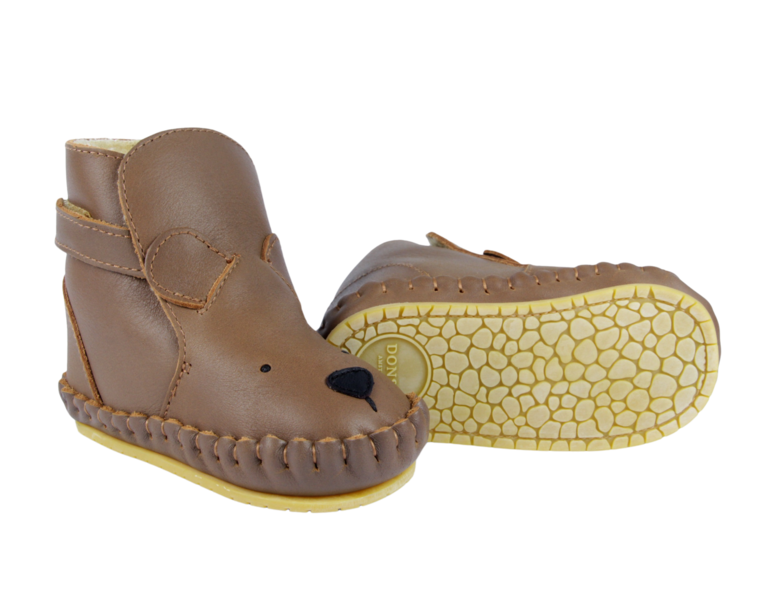 Donsje Amsterdam Dubu Classic Shoes Bear - Cognac