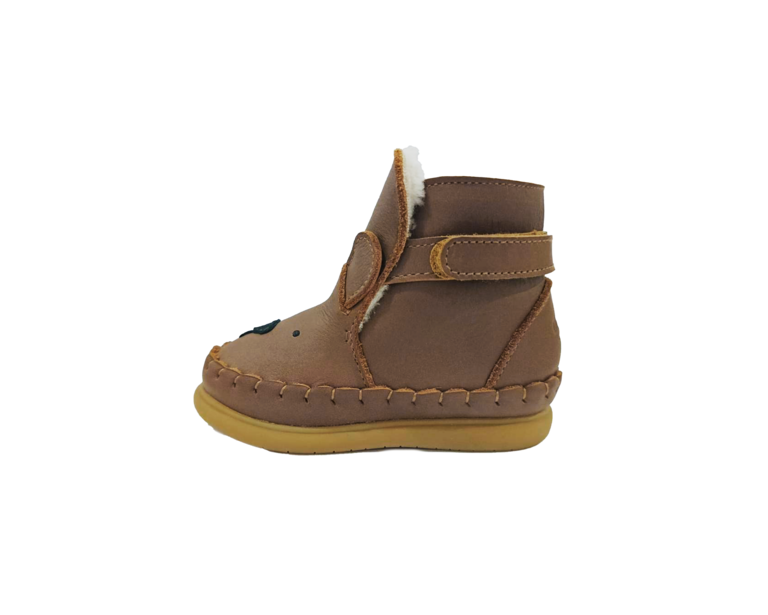Donsje Amsterdam Dubu Classic Shoes Bear - Cognac