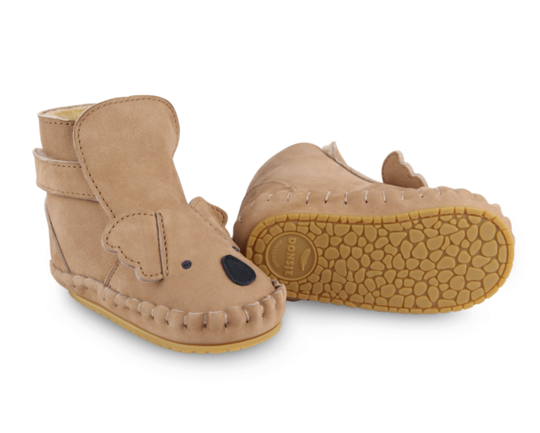 Donsje Amsterdam Dubu Classic Shoes Koala - Truffle nubuck