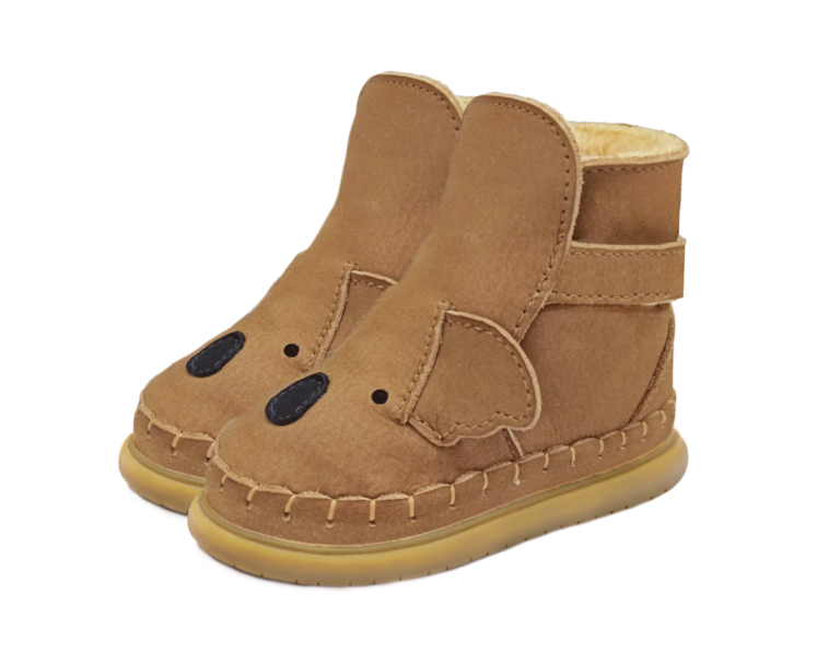 Donsje Amsterdam Dubu Classic Shoes Koala - Truffle nubuck