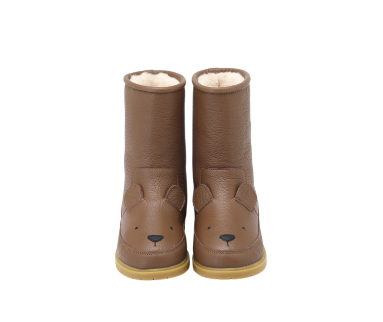 Donsje Amsterdam Wadudu Classic Boots Bear - Cognac