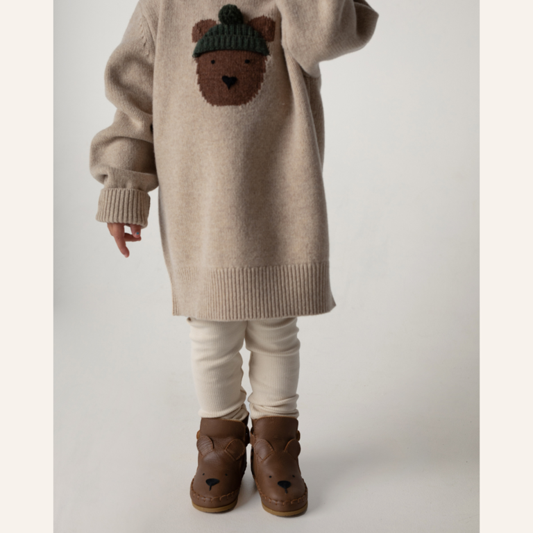 Donsje Amsterdam Dubu Classic Shoes Bear - Cognac