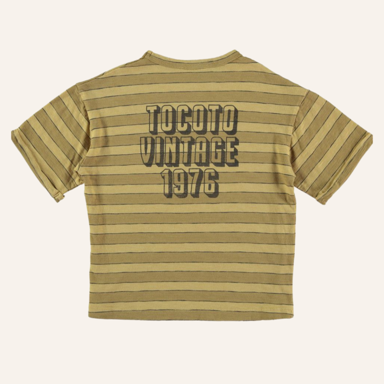 Tocoto Vintage Striped printed t-shirt - Yellow