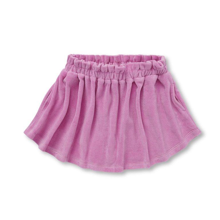 Sproet & Sprout Velvet Skirt - Purple Pink