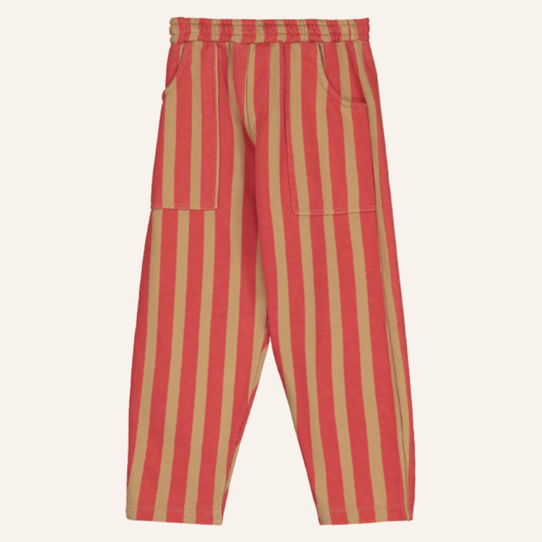 Bonmot Bonmot trouser vertical stripe - Wood